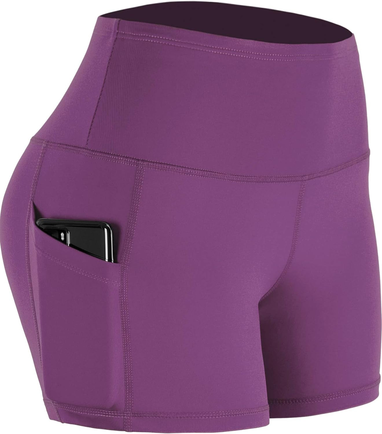 Women'S 3"/4" High Waist Spandex Running Shorts for Yoga