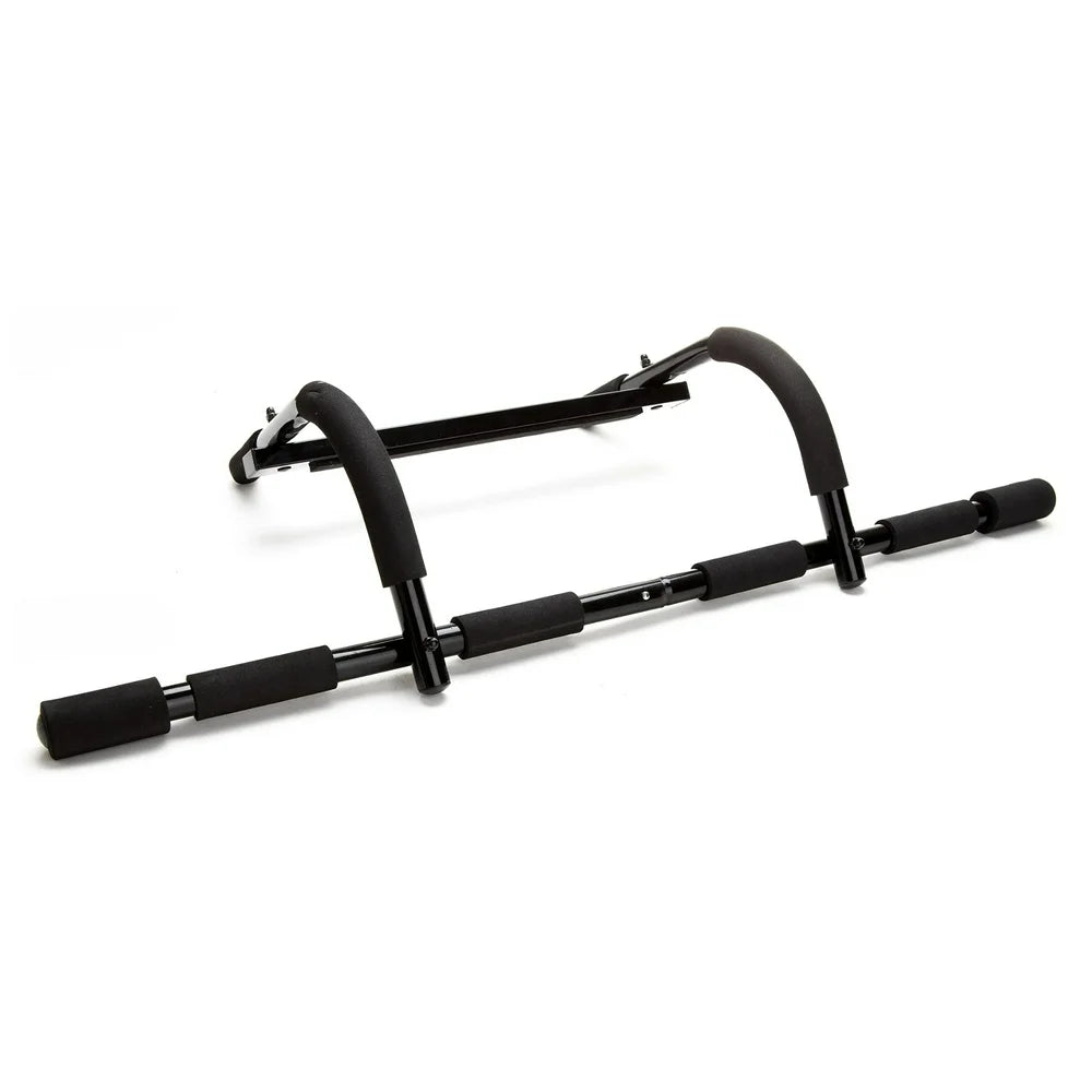 Pull up Bar with Water Bottle and Silicon Pads, Black