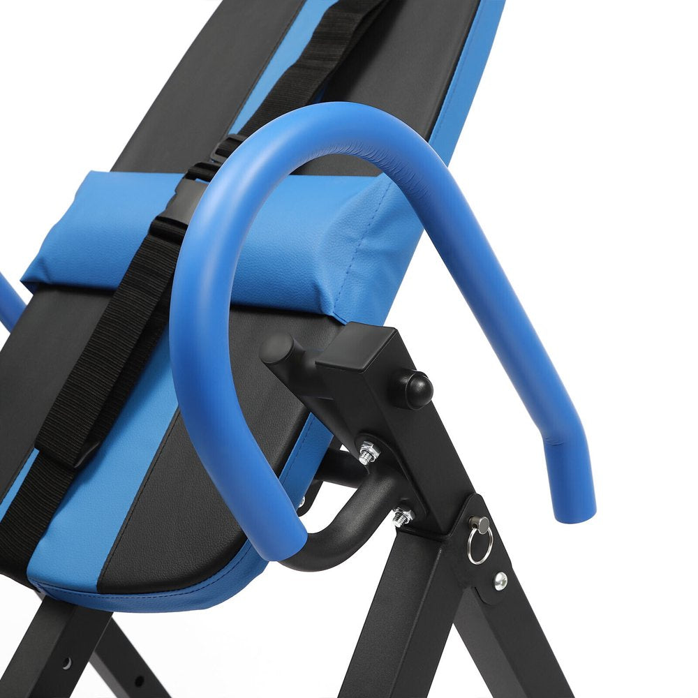 150Kg Foldable Inversion Table Gravity Hang Back Pain Relief and Fitness - Inversion Table Massage Back 29.13*45.27*59.84In